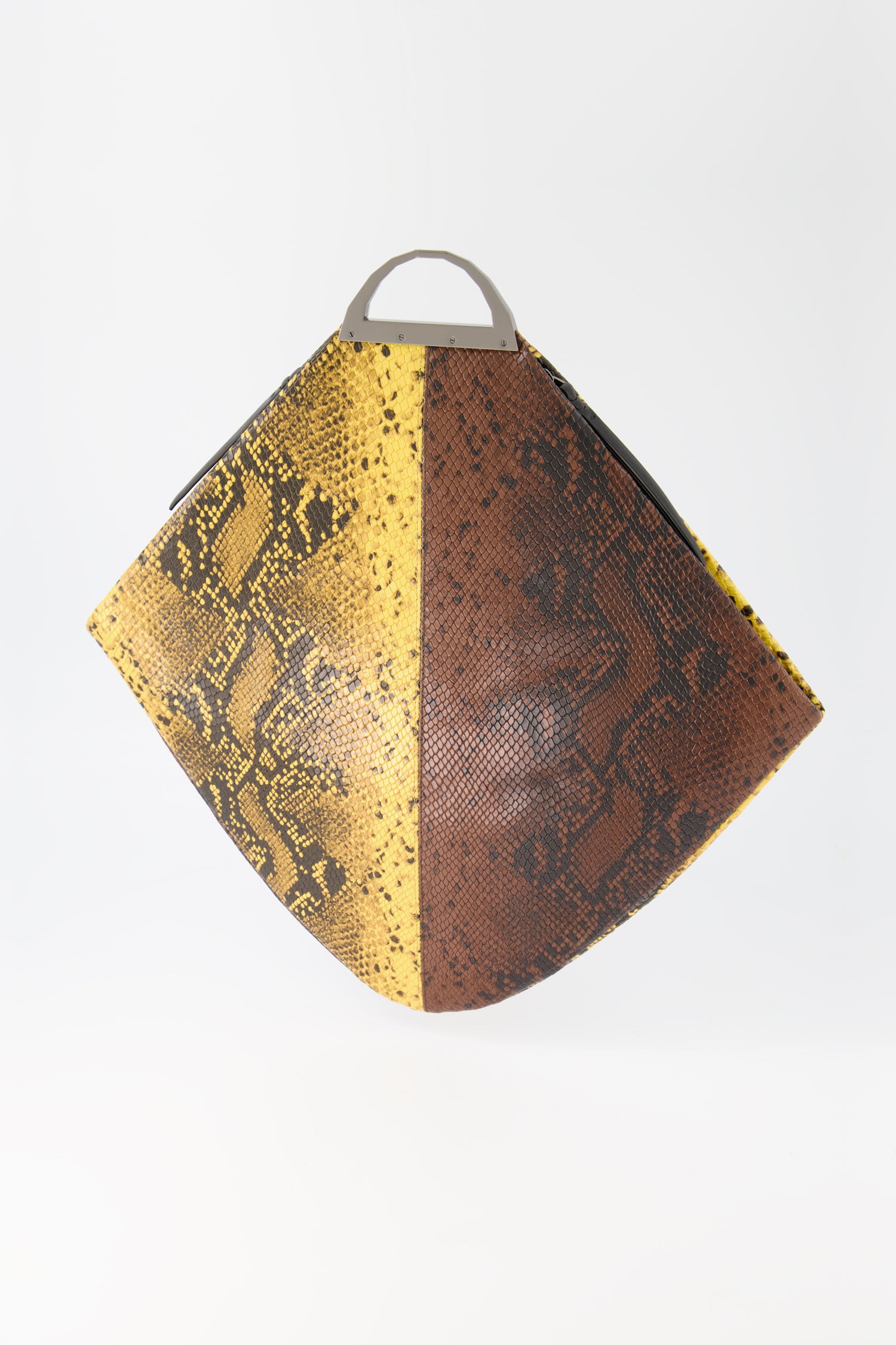 Volon Python Print Gao Bag - Stylish Designer Handbag for Women | Perfect for Work, Travel & Evening Events