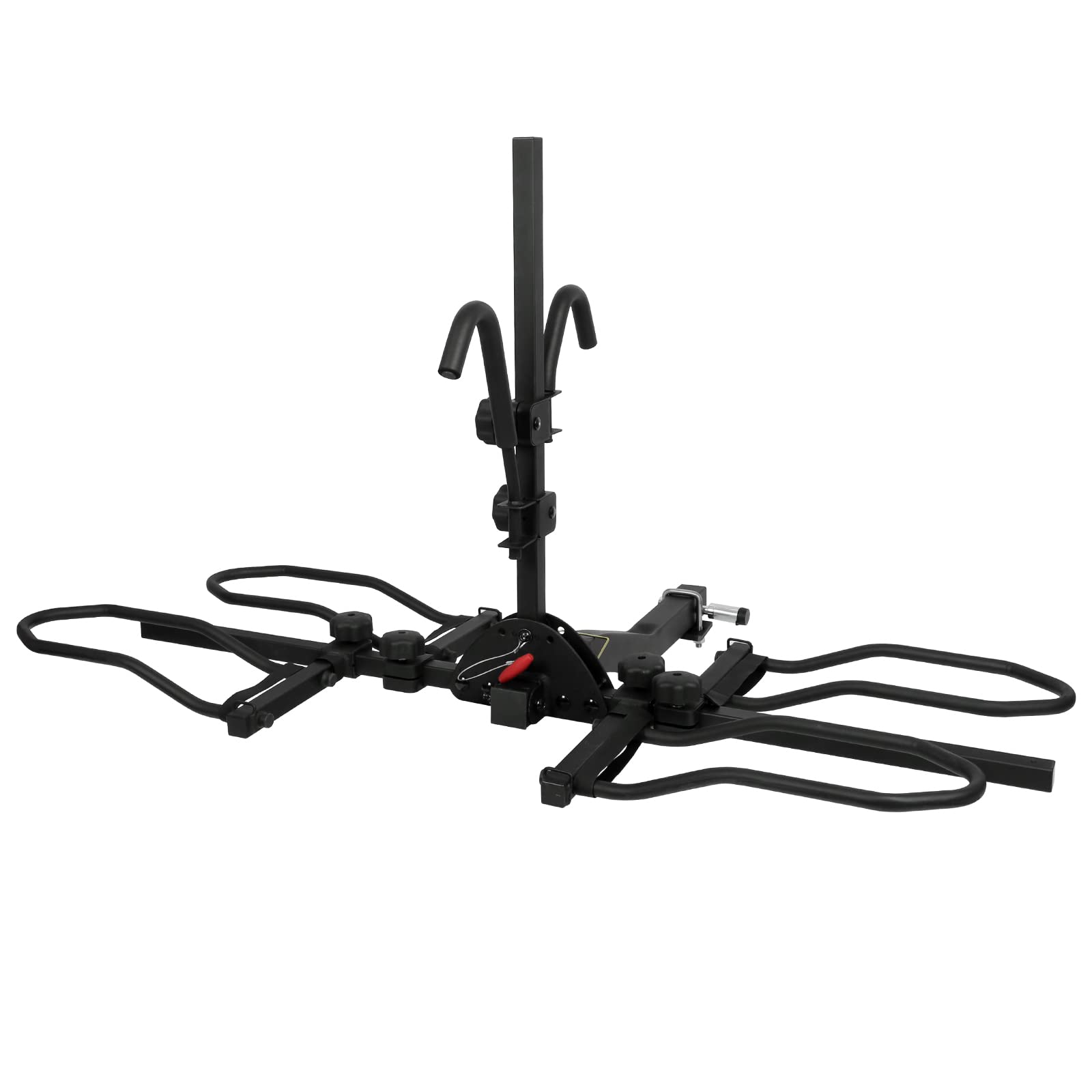 WEIZE 2-Bike Hitch Bike Rack - Wobble Free Smart Tilting Bicycle Carrier for Standard, Fat Tire & E-Bikes - 160 lbs Capacity - 2-Inch Receiver - Perfect for Road Trips, Camping & Outdoor Adventures
