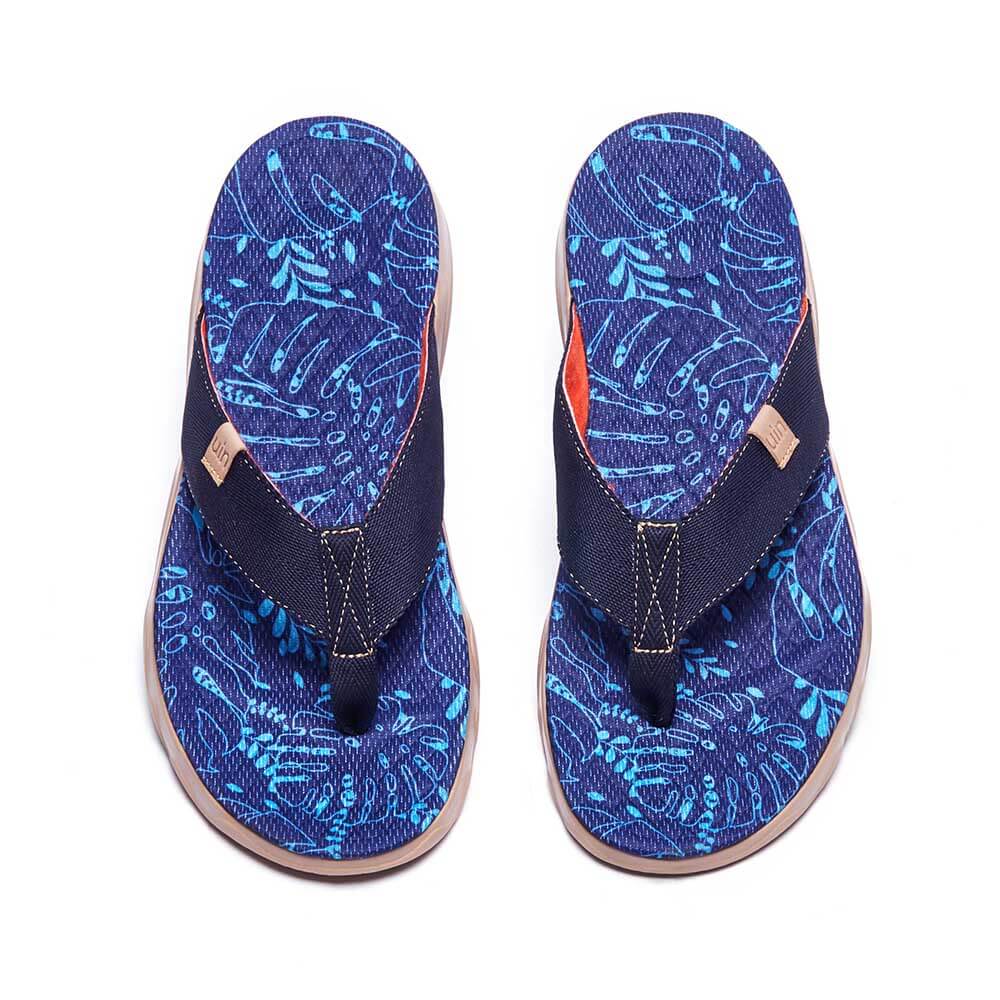 Men's Night Jungle Majorca Flip Flops - Comfortable Beach Sandals for Summer, Pool, and Outdoor Adventures