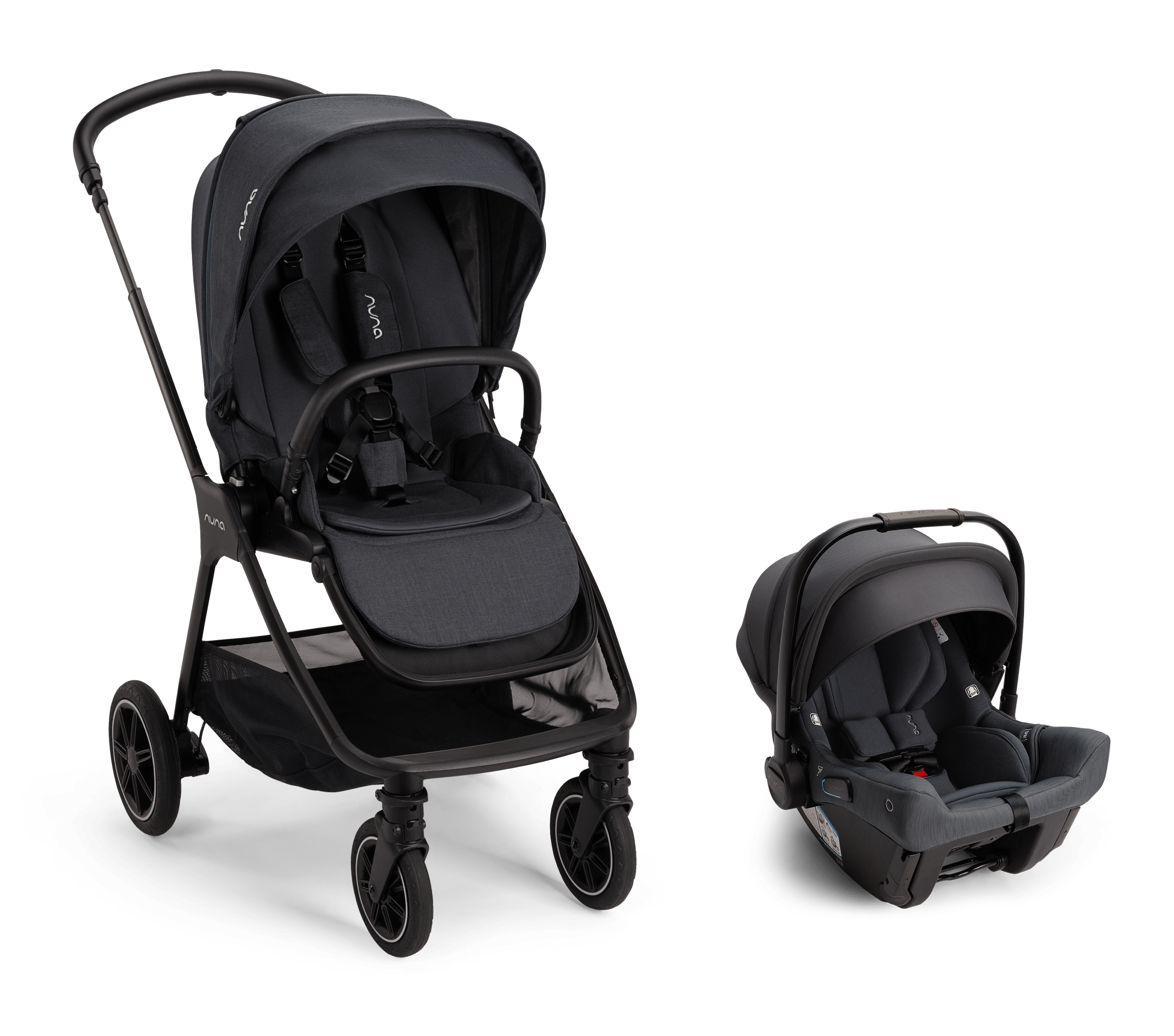 Nuna TRIV Next Stroller + PIPA Urbn Car Seat Travel System - Lightweight, Compact & Safe for Newborns to Toddlers - Perfect for City Travel, Daily Walks & Family Outings
