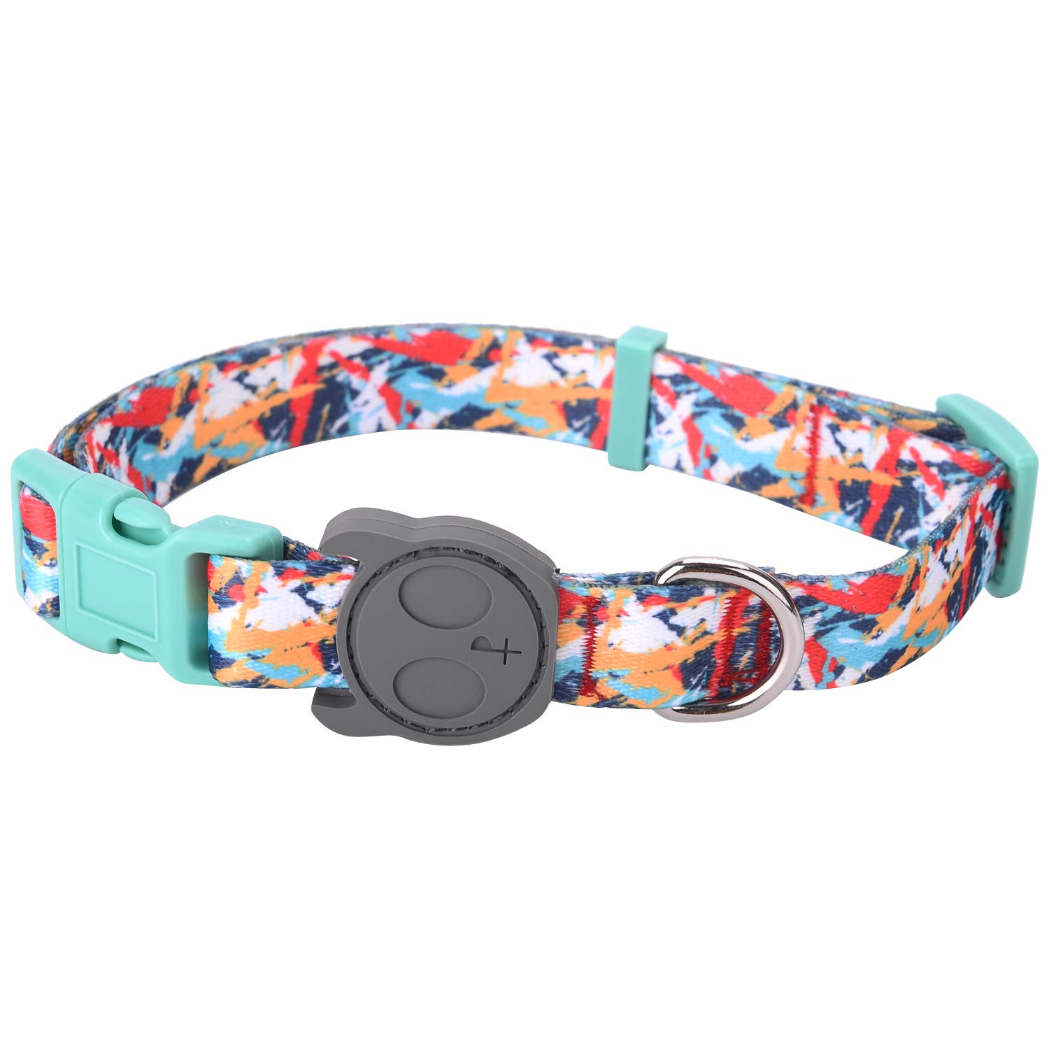 Premium Adjustable Large Dog Collar - Heavy Duty & Soft Comfort | Fashionable Abstract Design | Indoor & Outdoor Use | Perfect for Puppies, Adults, Boys & Girls | Great for Walks, Training & Daily Wear