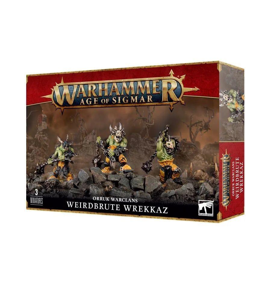 Age of Sigmar Orruk Warclans Weirdbrute Wrekkaz - Tabletop Miniature for Warhammer Fantasy Battles & Wargaming Scenes