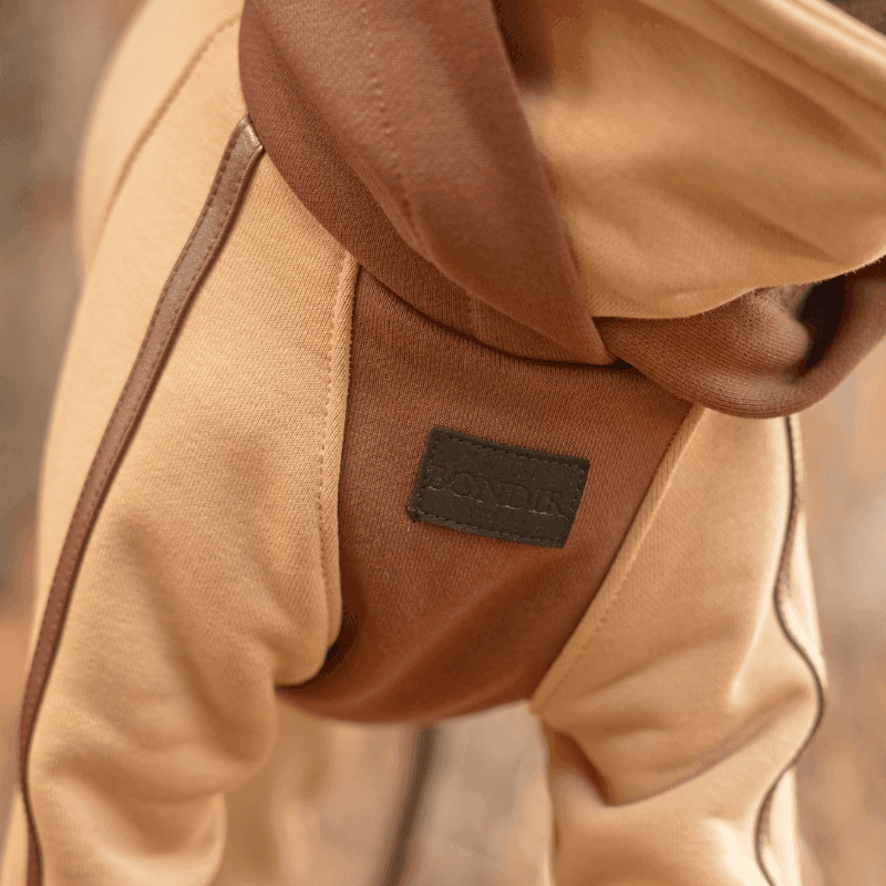 Cozy Hazelnut Hooded Onesie for Women & Men - Soft Fleece Pajamas for Winter, Lounge Wear & Sleepwear - Perfect for Cold Weather, Netflix Nights & Relaxing at Home