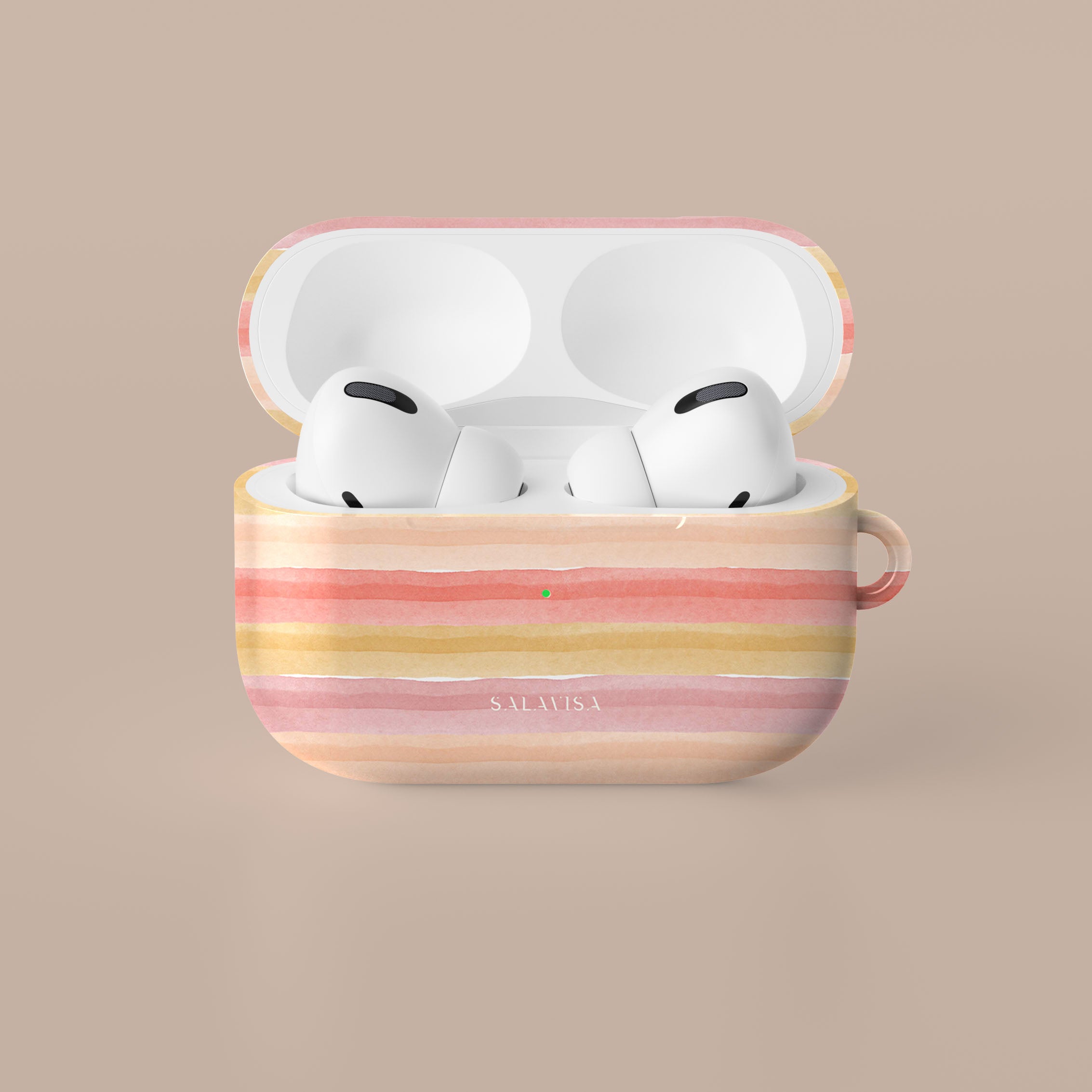 Premium Soft-Touch AirPods Case with Warm Hues - Shockproof & Scratch-Resistant Protective Cover for Apple AirPods 1/2/3 & Pro - Perfect for Workouts, Travel & Daily Commute