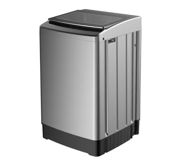 EuropAce ETW8800DGM 8KG Top Load Washing Machine - Gun Metal | Energy Efficient & Quiet Laundry Appliance for Apartments, Small Homes & RVs