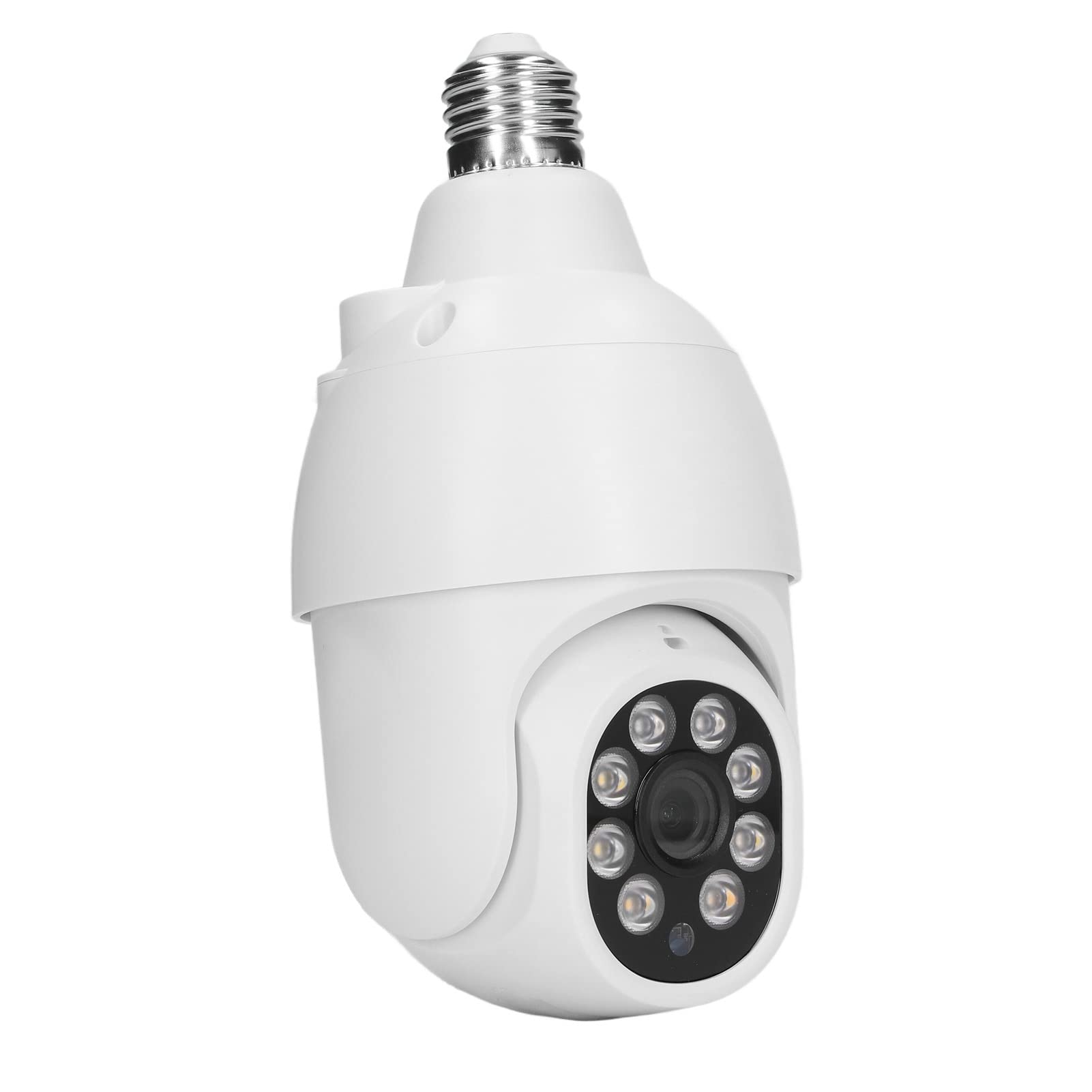 Akozon HD Security Camera with Night Vision, E27 Bulb Camera for Indoor/Outdoor Surveillance - Monitor Home, Office, Garage & Baby Room