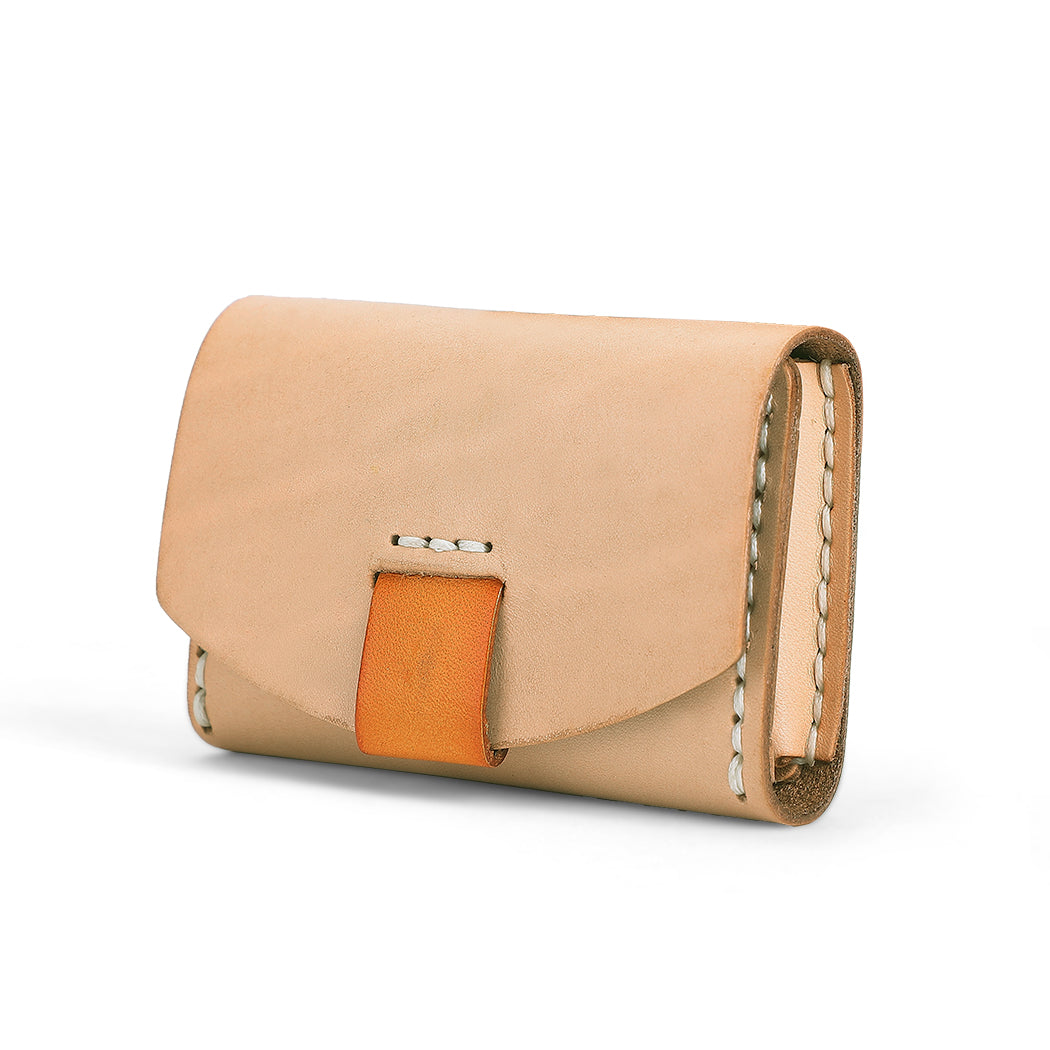 Hand Stitched Genuine Leather Trifold Wallet for Women - Slim RFID Blocking Credit Card Holder - Perfect for Everyday Use, Travel & Gifting