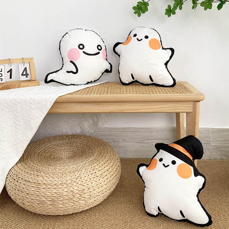 SpookySquish - Adorable Ghost Plush Toy | Soft & Huggable Halloween Stuffed Animal | Perfect for Kids' Room Decor, Party Favors & Cute Gifts