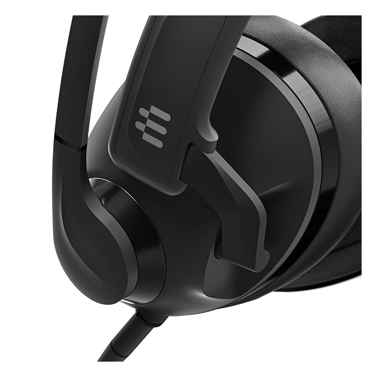 EPOS H3 Closed-Back Gaming Headset with Noise-Cancelling Mic - Wired Over-Ear Headphones for PC, Mac, PS4, PS5, Xbox & Switch | Comfortable for Long Gaming Sessions & Online Meetings (Renewed, Onyx Black)