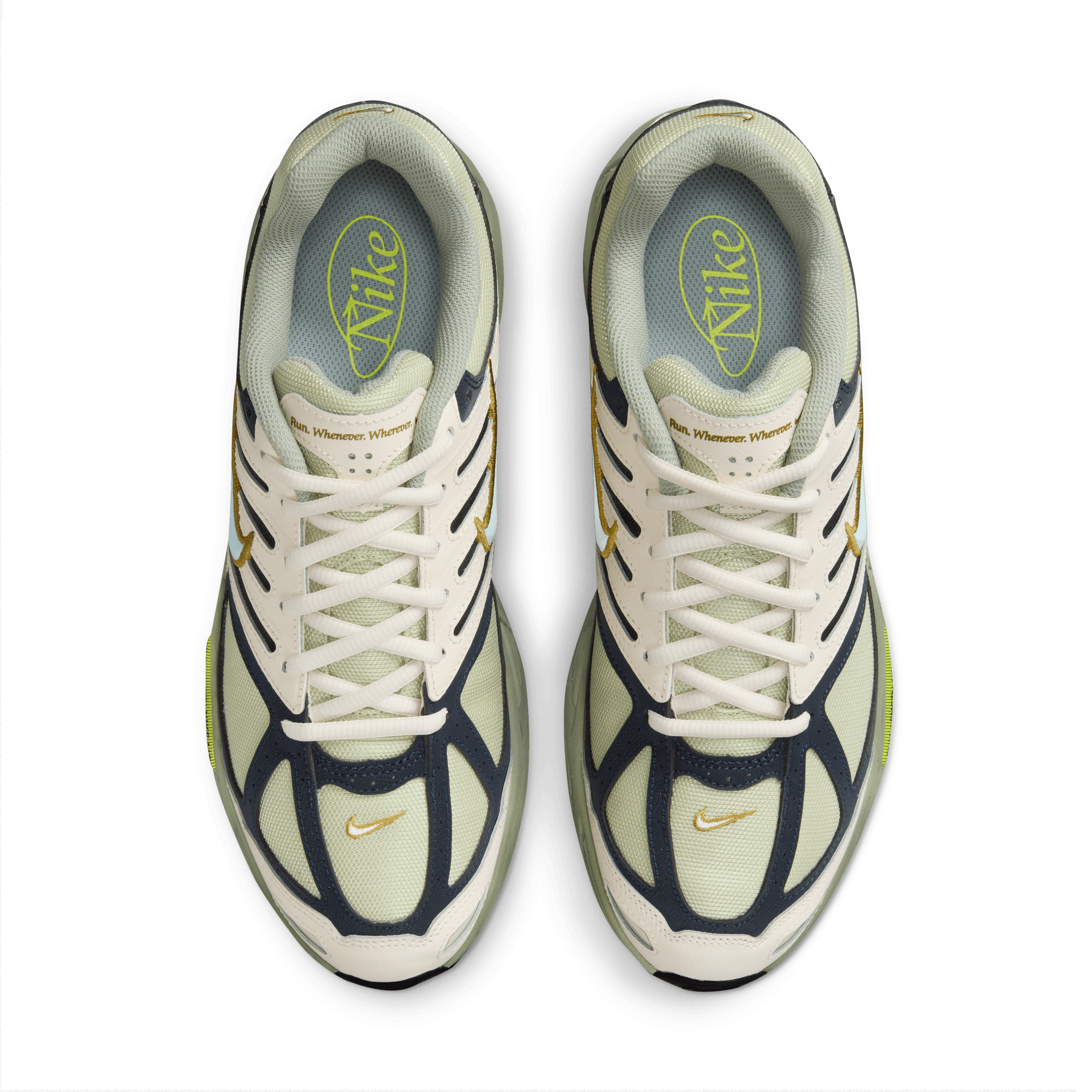 Nike Air Pegasus 2K5 Running Shoes - Olive Aura/Glacier Blue | Lightweight Cushioned Sneakers for Men & Women | Perfect for Jogging, Gym Workouts & Daily Wear