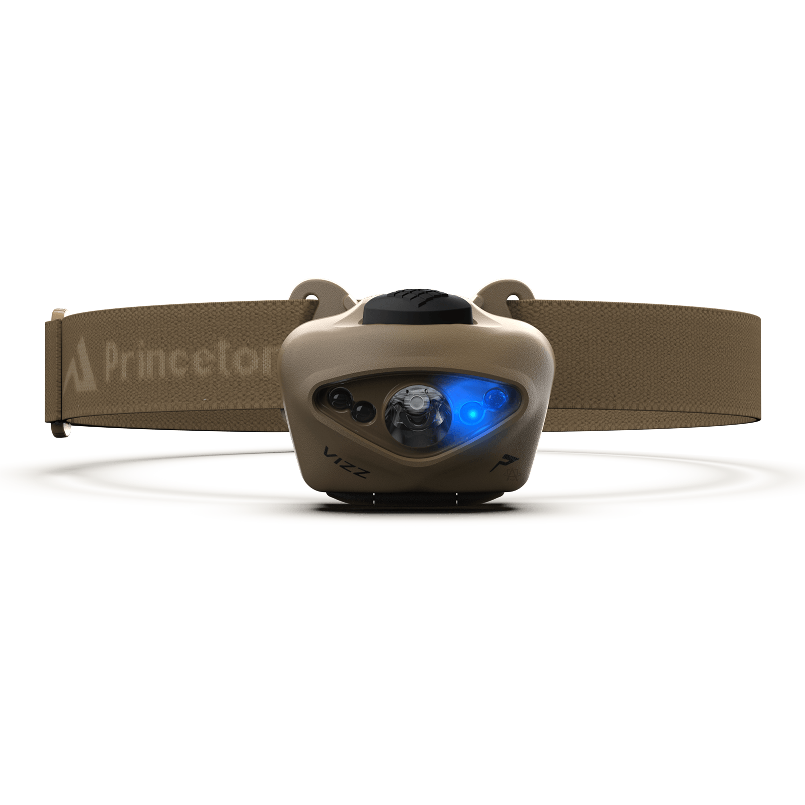Princeton Tec Vizz 550 RGB MPLS Headlamp - 550 Lumens Ultra-Bright LED Light with 33-Hour Runtime - Perfect for Camping, Hiking, Running & Outdoor Adventures