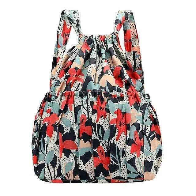 Vintage Printed Ethnic Backpack - Stylish Boho Travel Bag for Women & Men - Perfect for Hiking, Festival, College & Daily Use