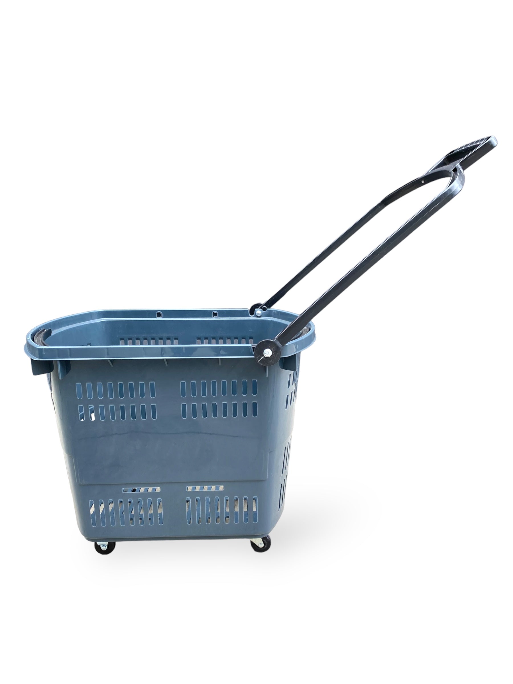 15x20x16 Rolling Shopping Basket with Wheels - Foldable Grocery Cart for Supermarket, Laundry, and Outdoor Shopping - Heavy Duty & Portable