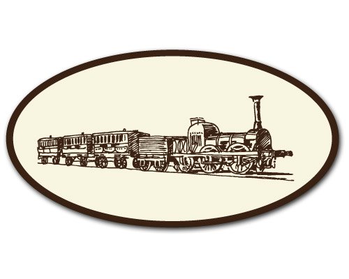 Vintage Train Vinyl Sticker - Decorative Wall Art for Home, Car Window, Bumper & Laptop - Multiple Sizes Available - Perfect for DIY Decor, Gifts & Personalization
