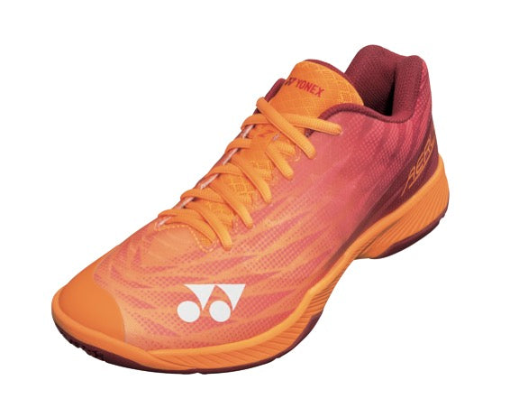 Yonex Power Cushion AERUS Z2 Men's Badminton Shoes - Orange/Red - Lightweight & Cushioned for Court Performance - Perfect for Competitive Play & Training
