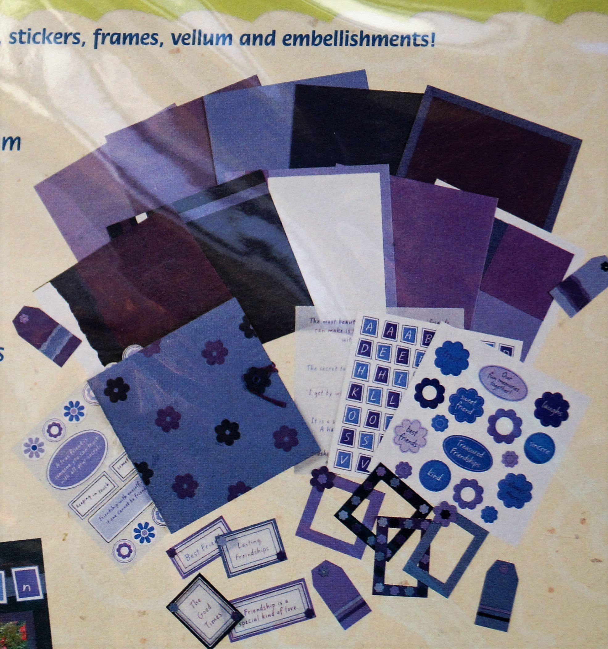 Mini Scrapbook Kit for Friends - DIY Photo Album Making Supplies for Memories, Gifts & Crafting | Perfect for Birthdays, Anniversaries & Friendship Keepsakes