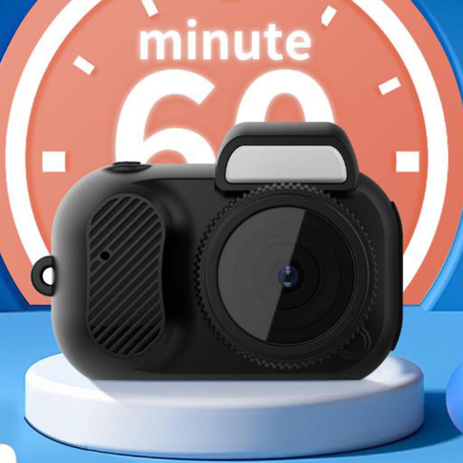 2024 Mini Keychain Camera - Portable Retro Travel Camera with 100 Min Battery Life, HD Video for Students, Outdoor Adventures & Daily Vlogging (1PCS)
