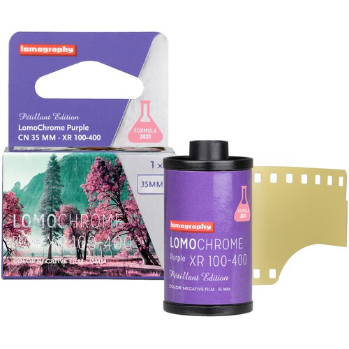 Lomography LomoChrome Purple Film - Pettilant Edition (36 Exposures) | Unique Color-Shifting Film for Creative Photography | Perfect for Landscape, Portrait & Experimental Shots