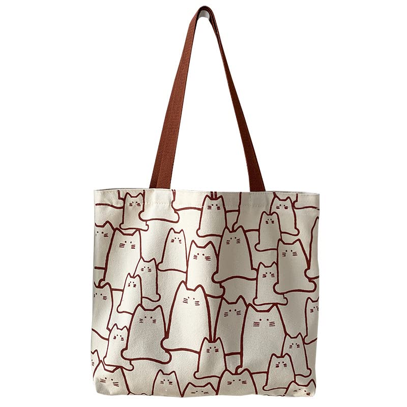 Eco-Friendly Canvas Tote Bag - Reusable Shopping Bag with Inner Pocket for Groceries, Work & Everyday Use | Durable Shoulder Handbag for Women & Men