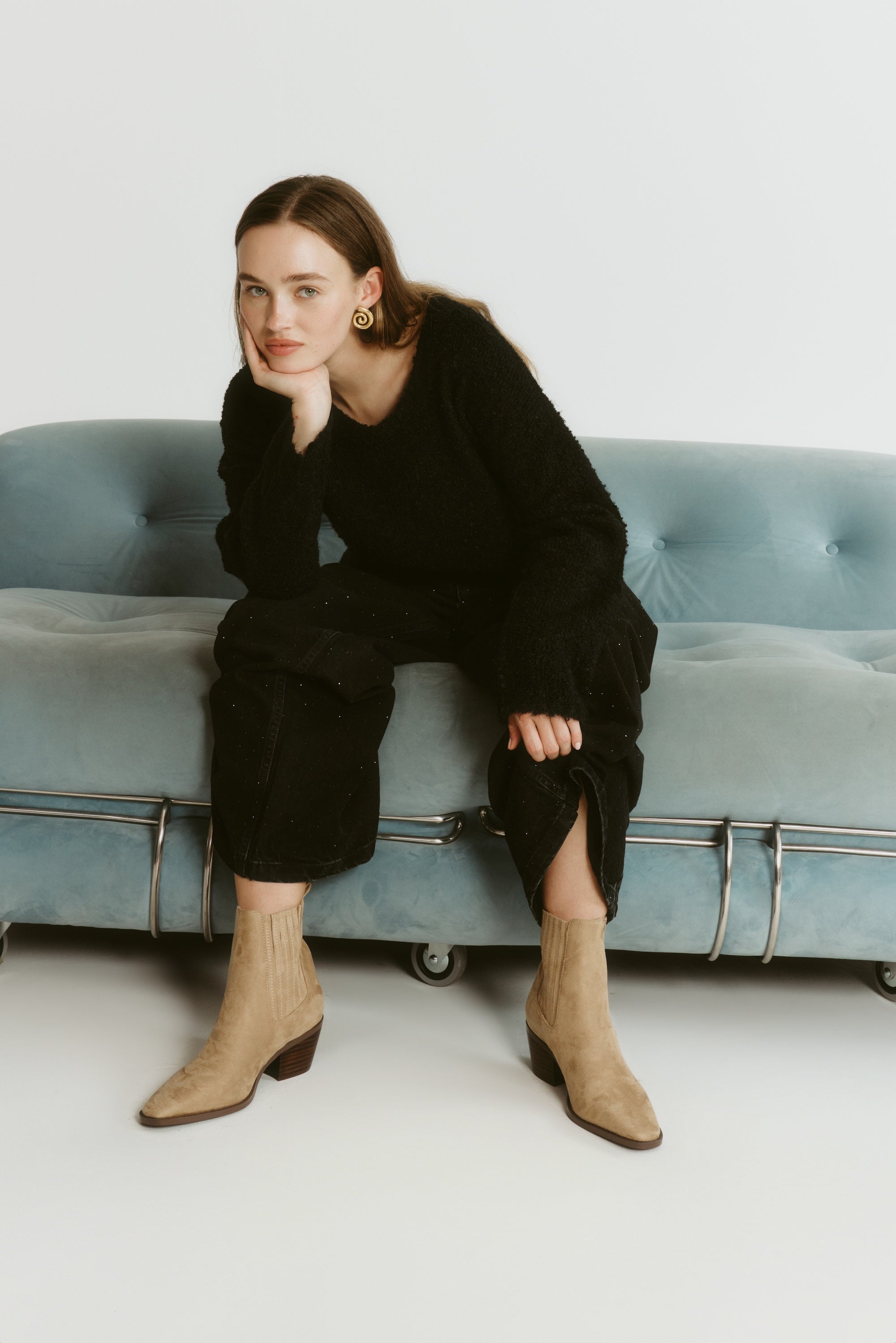 Dale Women's Chelsea Ankle Boots in Taupe - Comfortable Micro Suede Shoes for Fall & Winter Fashion | Perfect for Office, Casual Outfits and Date Nights
