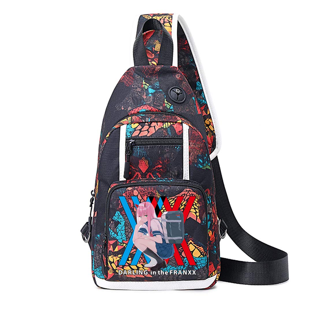 Anime FranXX Waist Bag - Crossbody Shoulder Bag for Cosplay & Travel