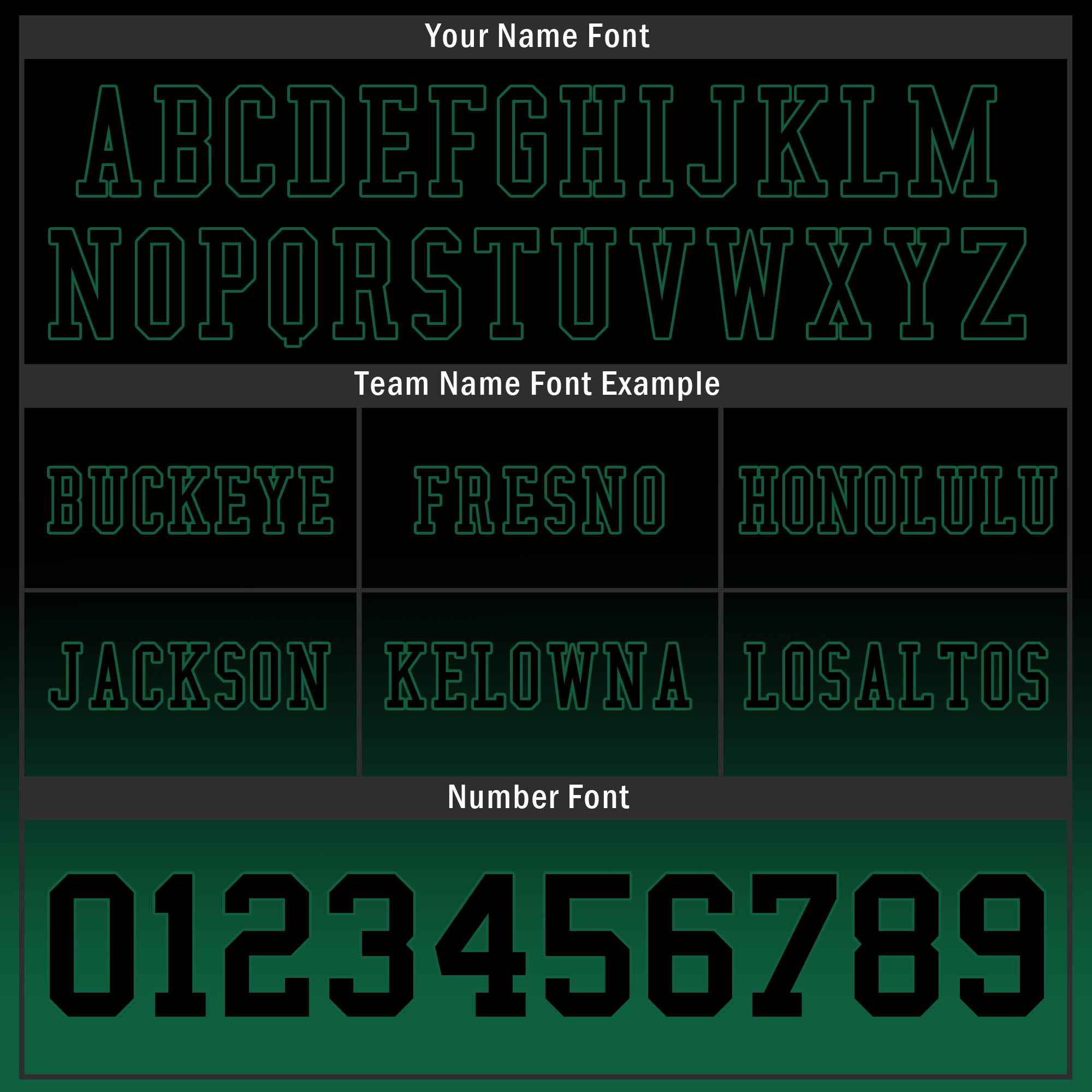 Custom Dark Green Fade Personalized Authentic Football Jersey - High-Quality Breathable Fabric for Game Day, Training & Fan Support (FBJ02 D06086)