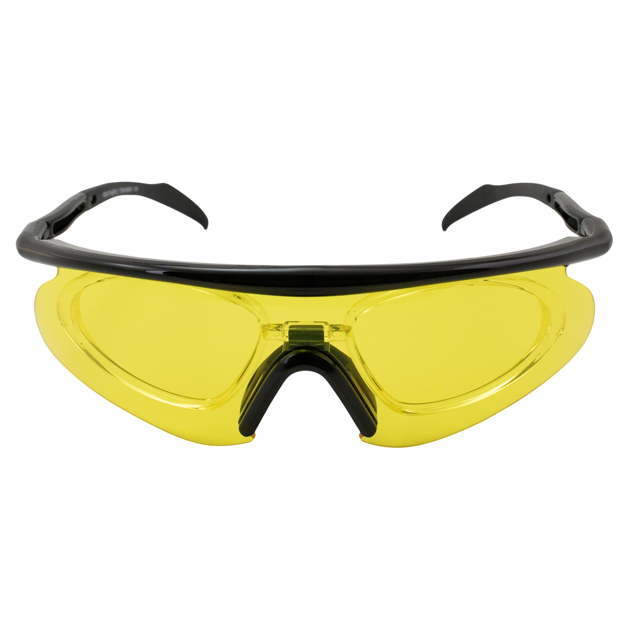 Feather 2 Polarized Sunglasses with Smoke & Yellow Lenses - UV Protection for Outdoor Sports, Driving & Beach Activities