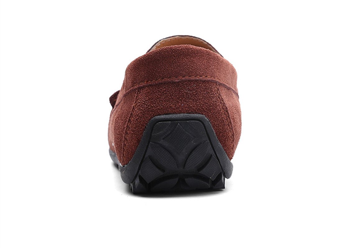 Stylish Men's Suede Leather Penny Loafers - Comfortable Slip-On Driving Moccasins & Boat Shoes for Casual Wear, Office & Outdoor Activities