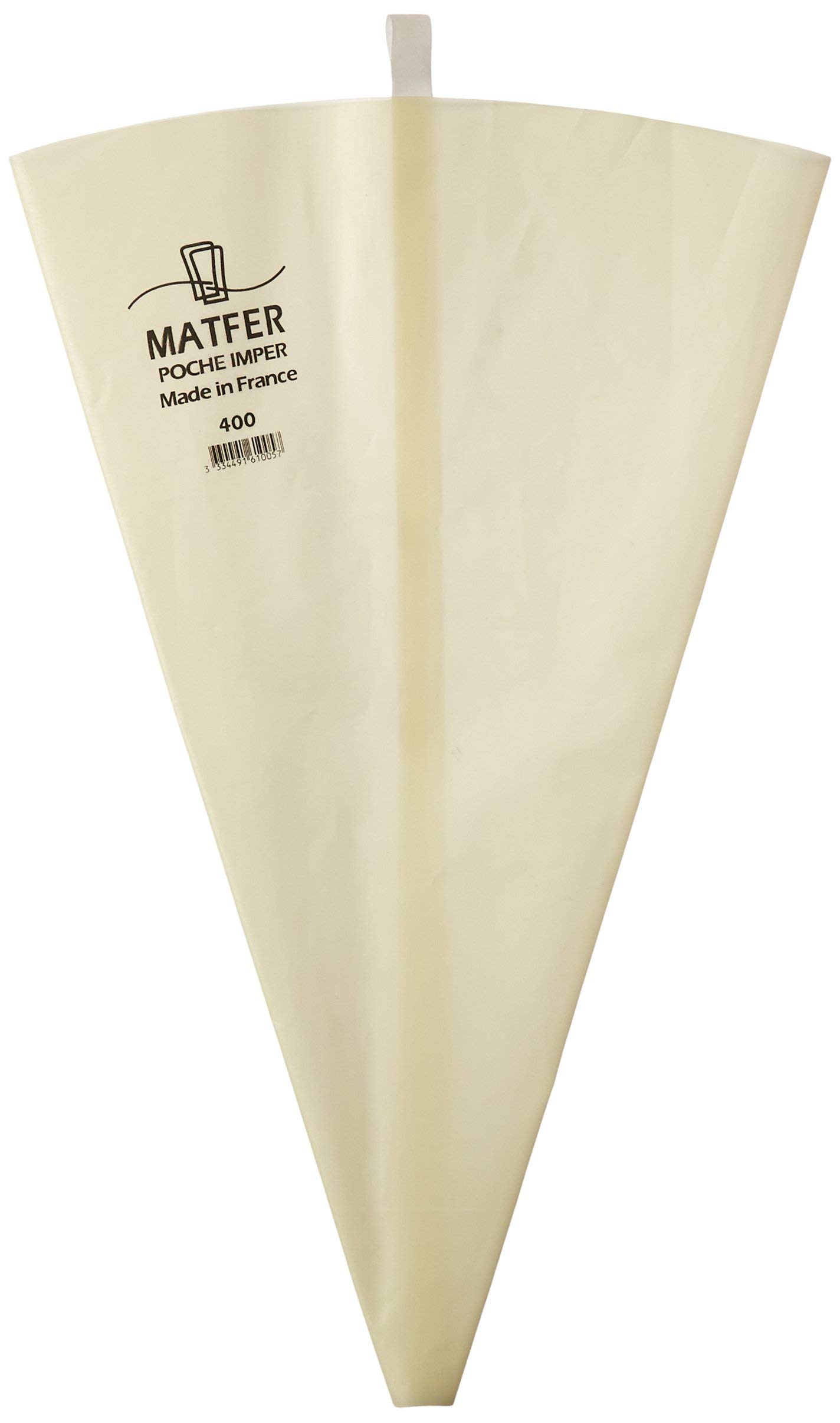Matfer Bourgeat Imper Pastry Bags - 15 3/4 Inch Disposable Piping Bags, Pack of 10 - Perfect for Cake Decorating, Cookie Icing & Baking Supplies