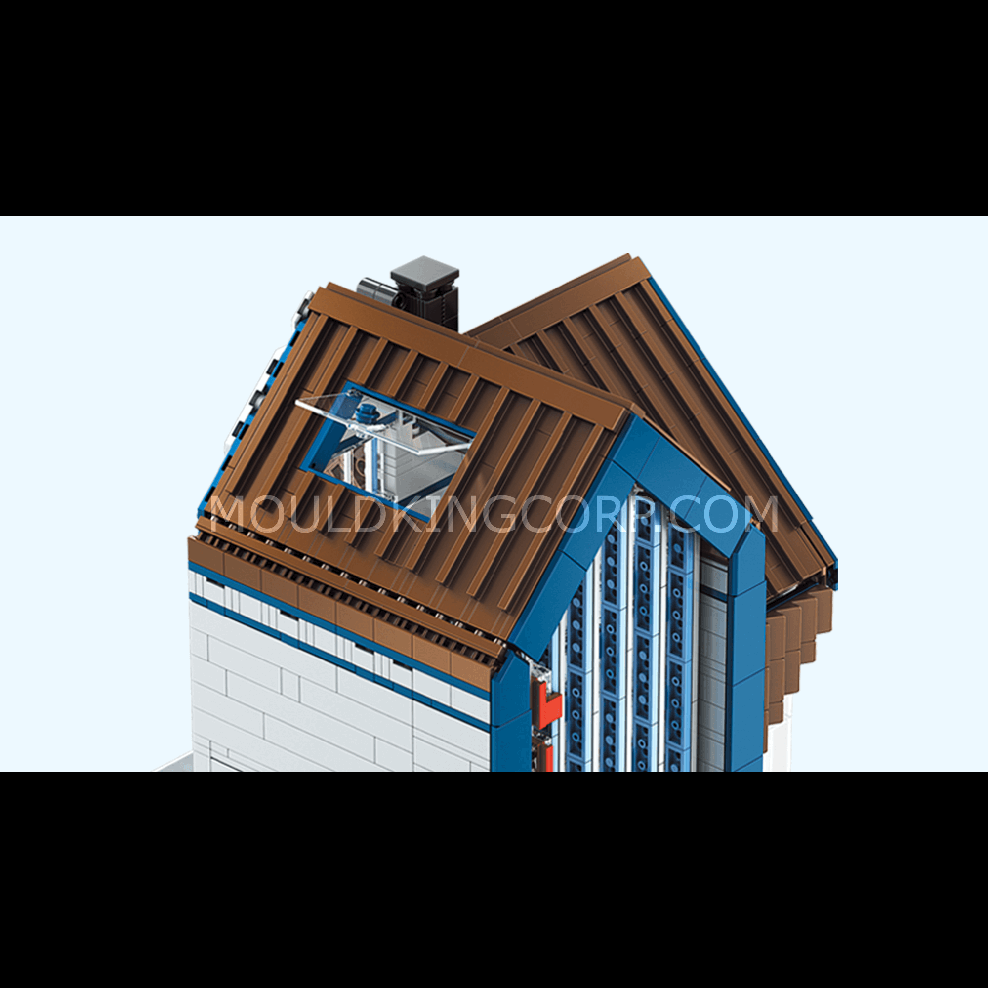 Mould King 16022 Modern Library Building Set - 2,788 Piece DIY Model Kit for Adults & Teens | Perfect for Home Decor, Office Display & Gift Giving