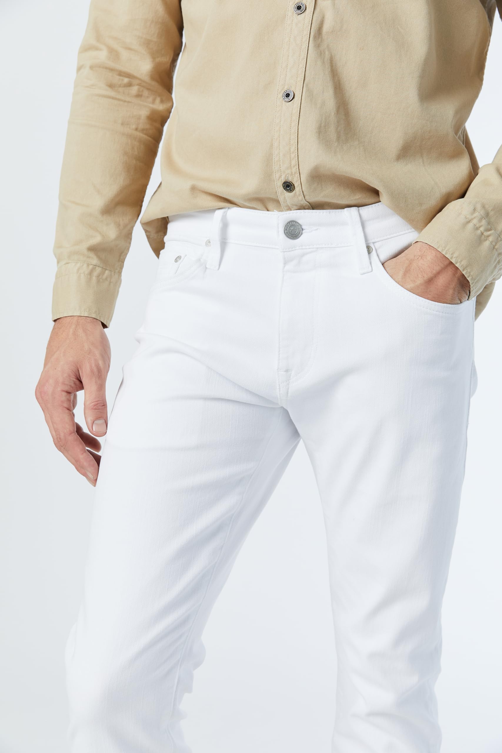 Mavi Men's Jake Regular Rise Slim Fit Jeans - Comfortable & Stylish Denim for Casual Wear & Everyday Outfits