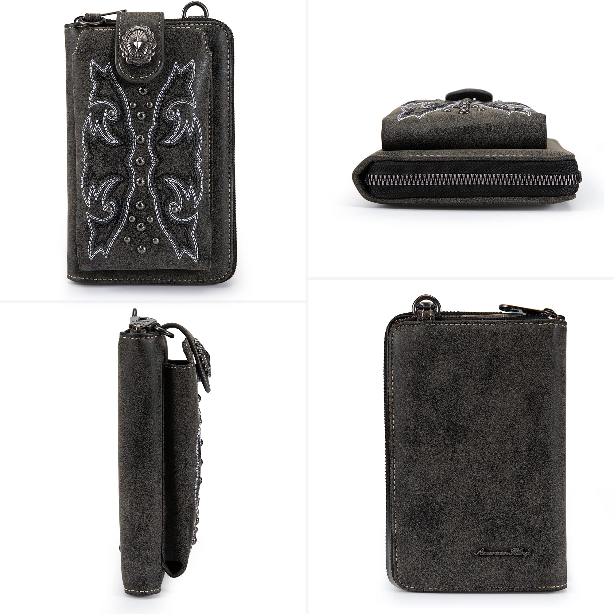 Montana West Small Crossbody Bags for Women - Western Style Leather Handbag with Multiple Cash Slots & Card Pockets | Perfect for Travel, Shopping, and Everyday Use