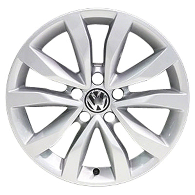 Volkswagen VW Beetle OEM Wheels 17 Inch ALY069960 5C0601025F - Bright Silver Painted Rims for 2013-2016 Models | Perfect for Car Upgrades & Replacement Parts