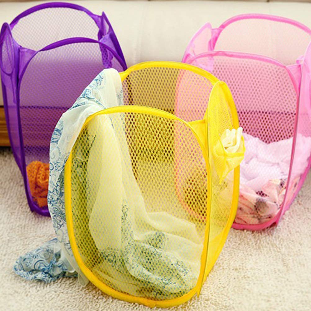 DOITOOL 3-Pack Collapsible Laundry Hamper for Kids - Foldable Dirty Clothes Basket with Handles, Portable Laundry Organizer for Bathroom, Bedroom & Nursery - Perfect for Laundry Storage, Toy Organization & Travel Use