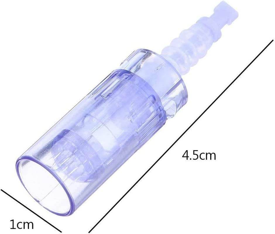 5Pcs 12-Pin Microneedling Pen Replacement Cartridges - Professional Derma Roller Refills for Skin Rejuvenation & Anti-Aging - Perfect for At-Home Facial Treatments & Beauty Care