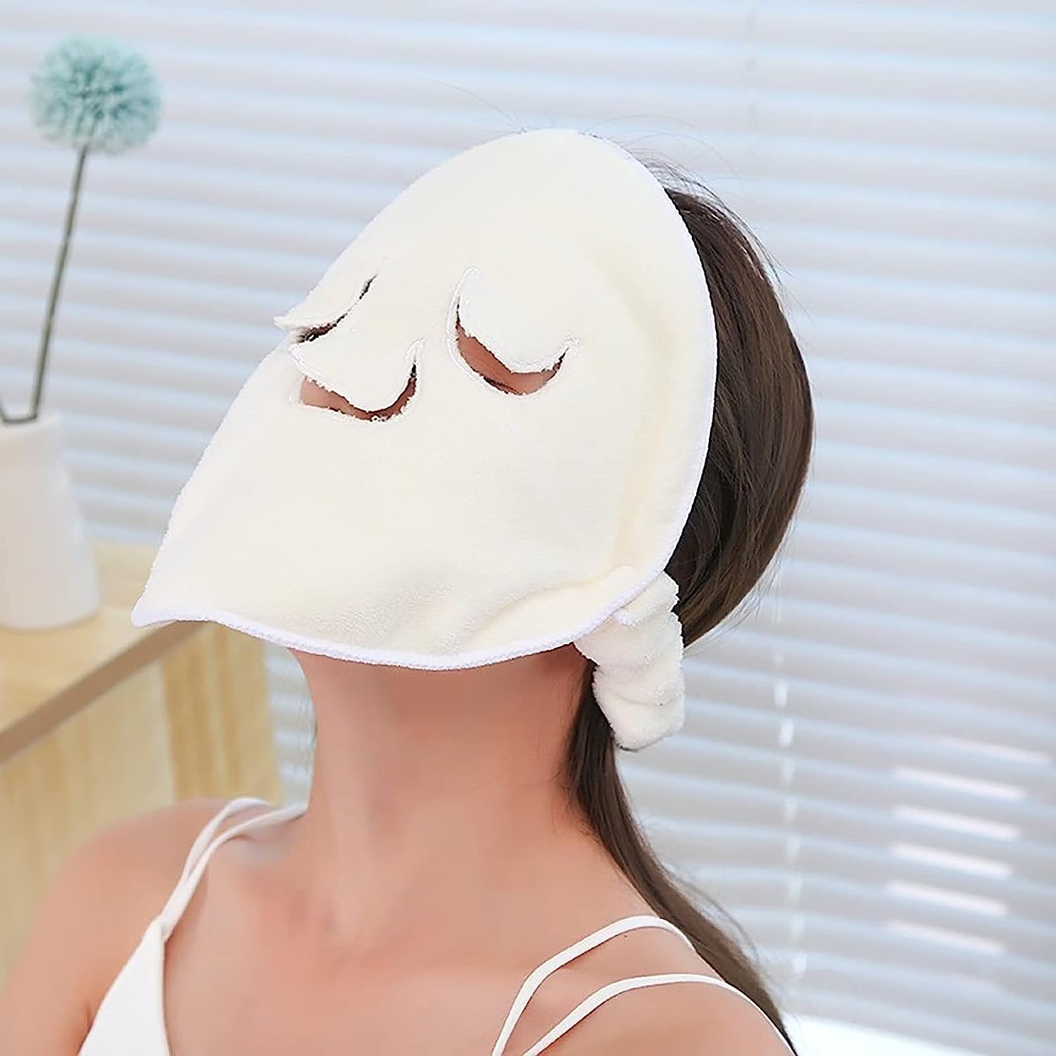JULEX Reusable Spa Face Towels - Moisturizing Beauty Skin Care Facial Towels for Steam Mask, Rejuvenation, Sports & Eye Treatment - Perfect Gift for Women, Mom, Wife & Sister - Ideal for Home Spa, Gym & Travel