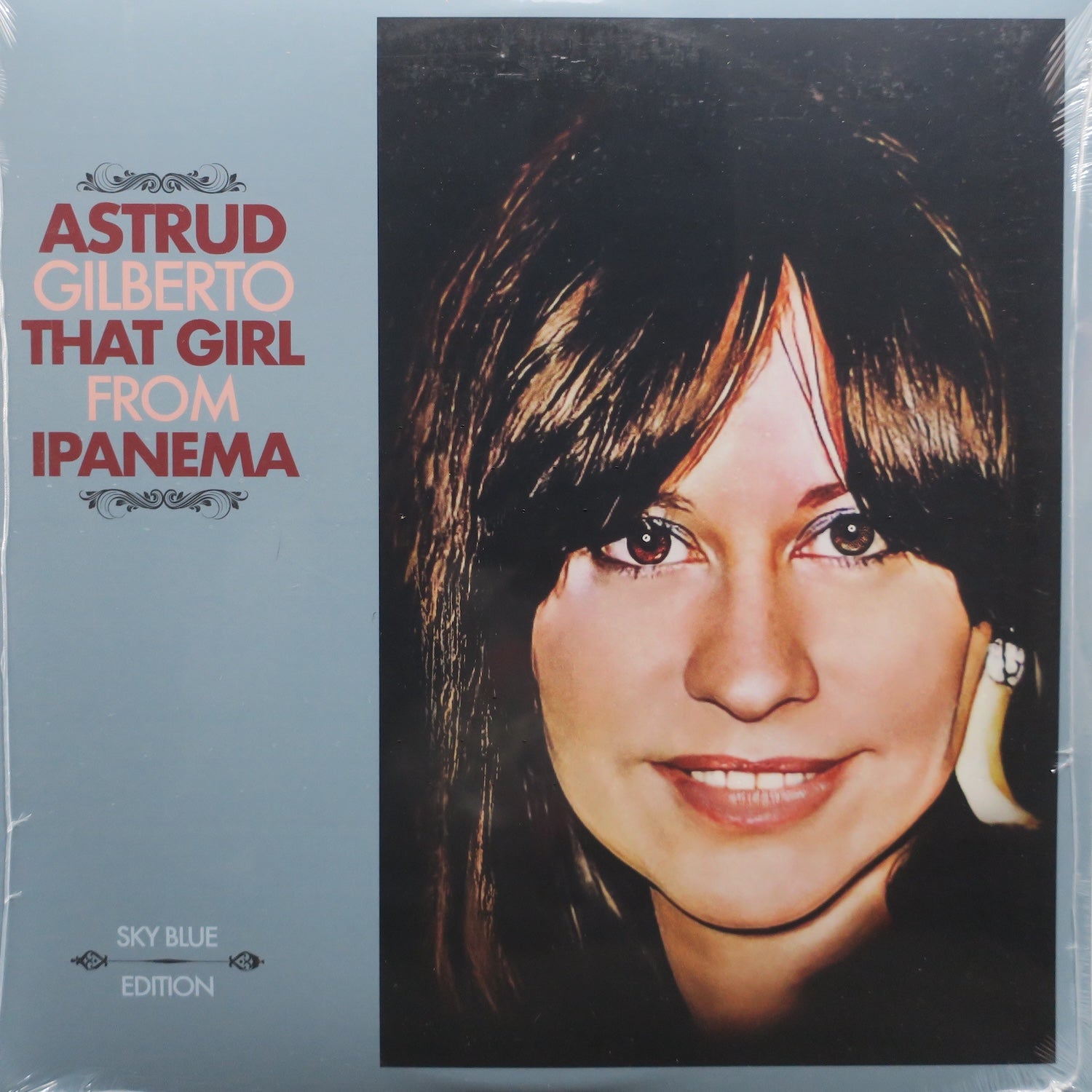 ASTRUD GILBERTO 'That Girl From Ipanema' SKY BLUE Vinyl LP (1977 Bossa Nova Classic) - Perfect for Jazz Lovers & Vinyl Collectors, Ideal for Relaxing Evenings & Music Enthusiasts