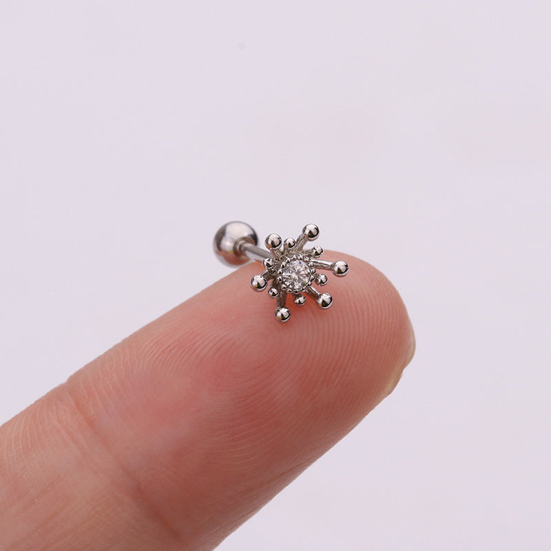 20G Cartilage Tiny Stud Earrings - Pineapple Stud Earrings for Women, Cute Gold Plated Piercing Jewelry | Perfect for Daily Wear, Gifts, and Summer Outfits