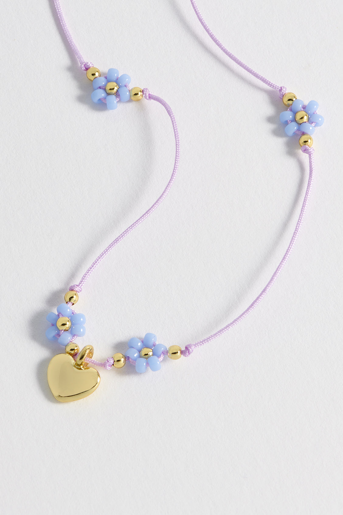 Flower Heart Miyuki Necklace - Elegant Beaded Jewelry for Women, Perfect for Weddings, Parties & Everyday Wear