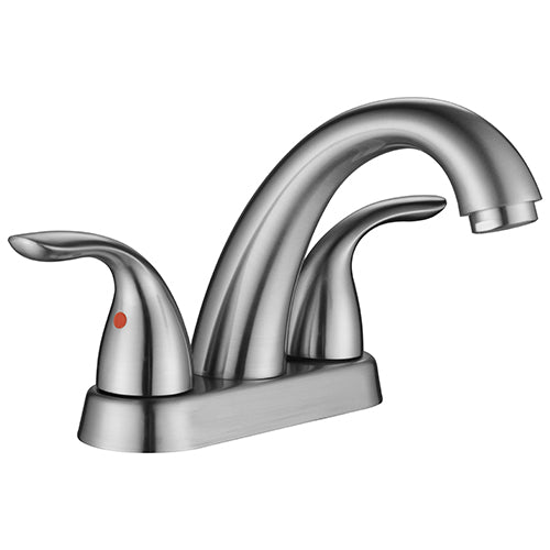 4 Inch Two Handle Bathroom Sink Faucet - DSF 00BCS01 - Perfect for Small Bathrooms & Powder Rooms