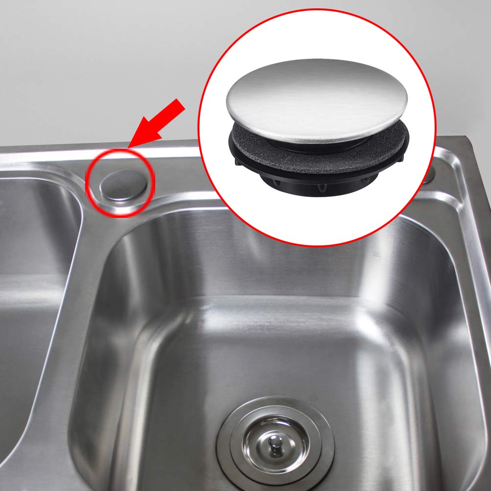 5PCS Stainless Steel Faucet Hole Cover for Kitchen Sink & Bathroom - Durable Tap Hole Protector for Home, RV & Commercial Use