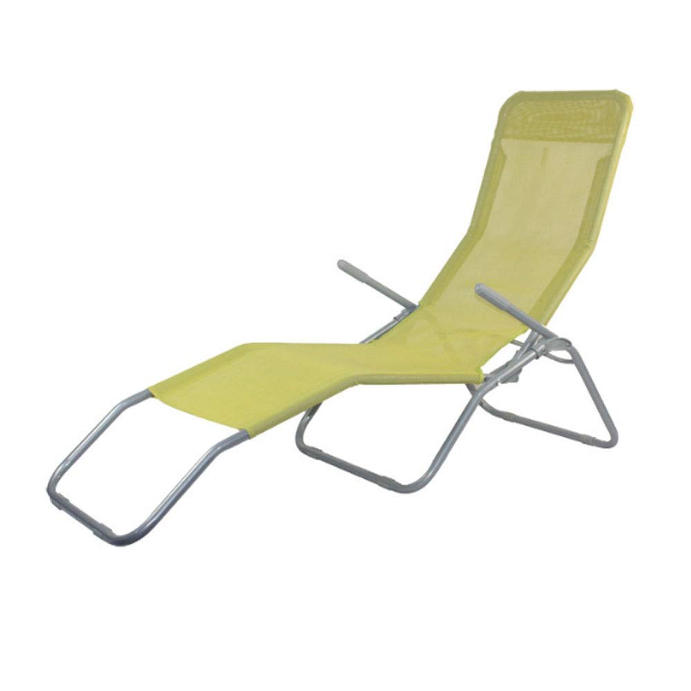 MUMUMI Portable Folding Beach Chair with Armrests & Backrest - Lightweight Outdoor Leisure Chair for Camping, Hiking, Fishing, Travel, Picnics & Beach Relaxation (Green)