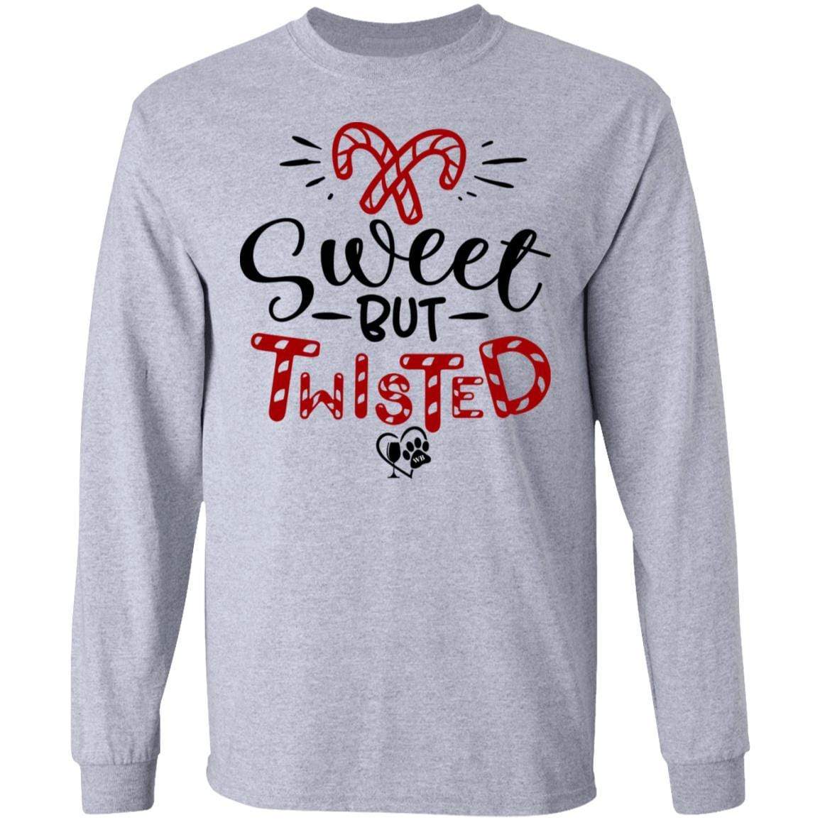 Sweet But Twisted Long Sleeve Ultra Cotton T-Shirt | WineyBitches.Co | Comfortable & Stylish Women's Top for Casual Wear, Parties & Gifts