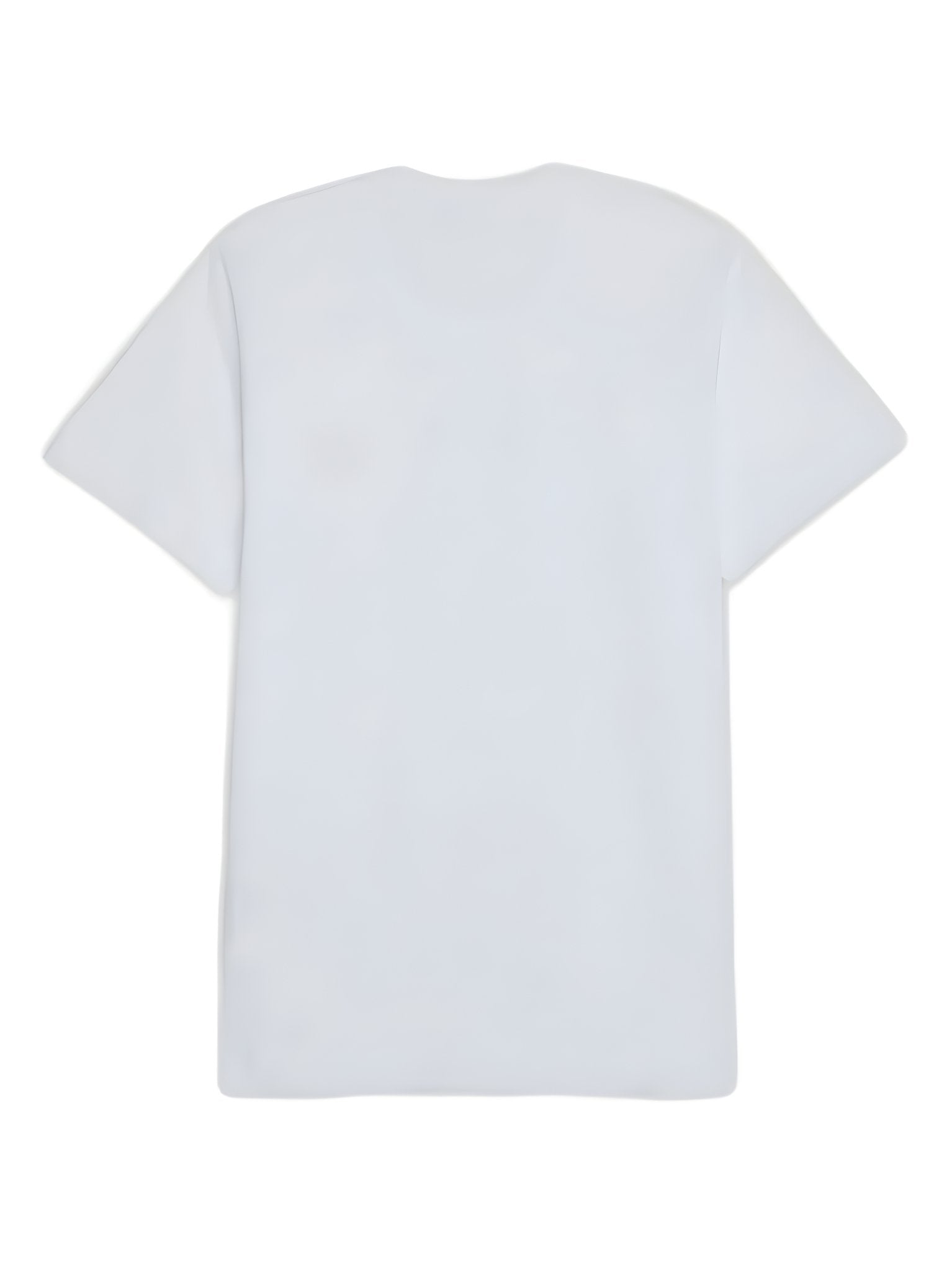Comme Des Garcons Play T-Shirt with Gold Heart Print - White Cotton Unisex Tee for Casual Wear & Street Style Fashion