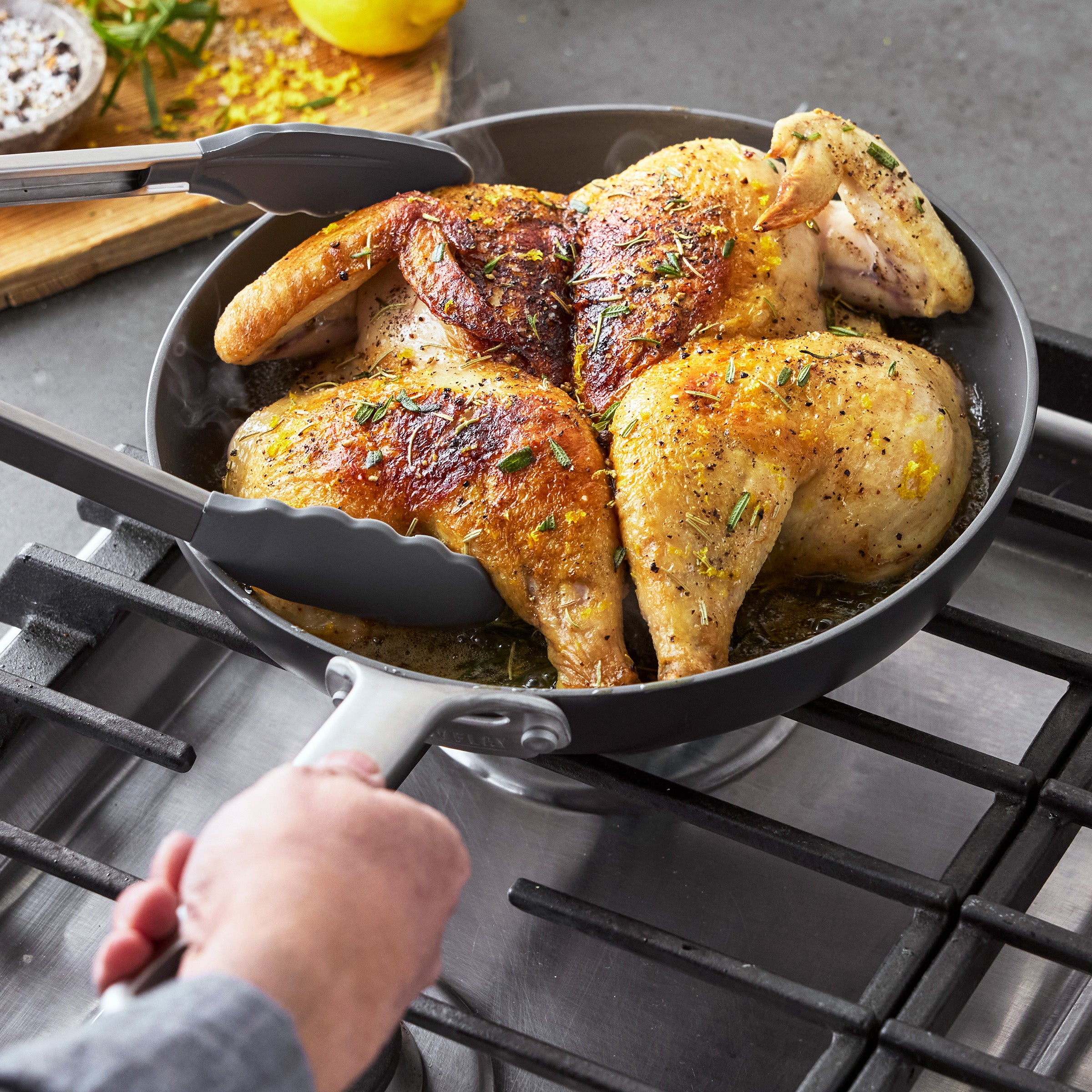 Bobby Flay by GreenPan Chef Series Hard Anodized 10-Piece Nonstick Cookware Set - Durable Pots and Pans for Professional Cooking, Baking & Everyday Kitchen Use