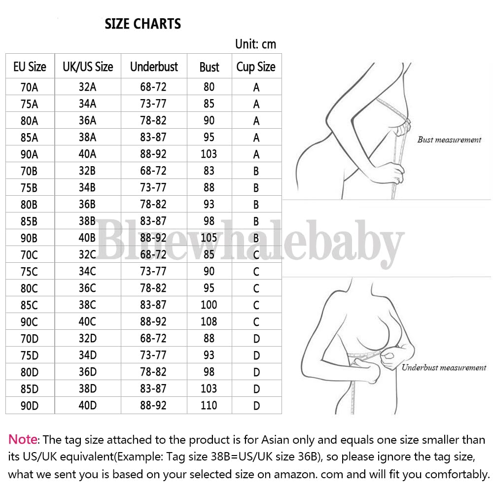 Bluewhalebaby Sexy Push Up Lace Bra & Panty Set with Optional Garter Belt - Comfortable Padded Lingerie for Women | Perfect for Valentine's Day, Honeymoon & Special Occasions