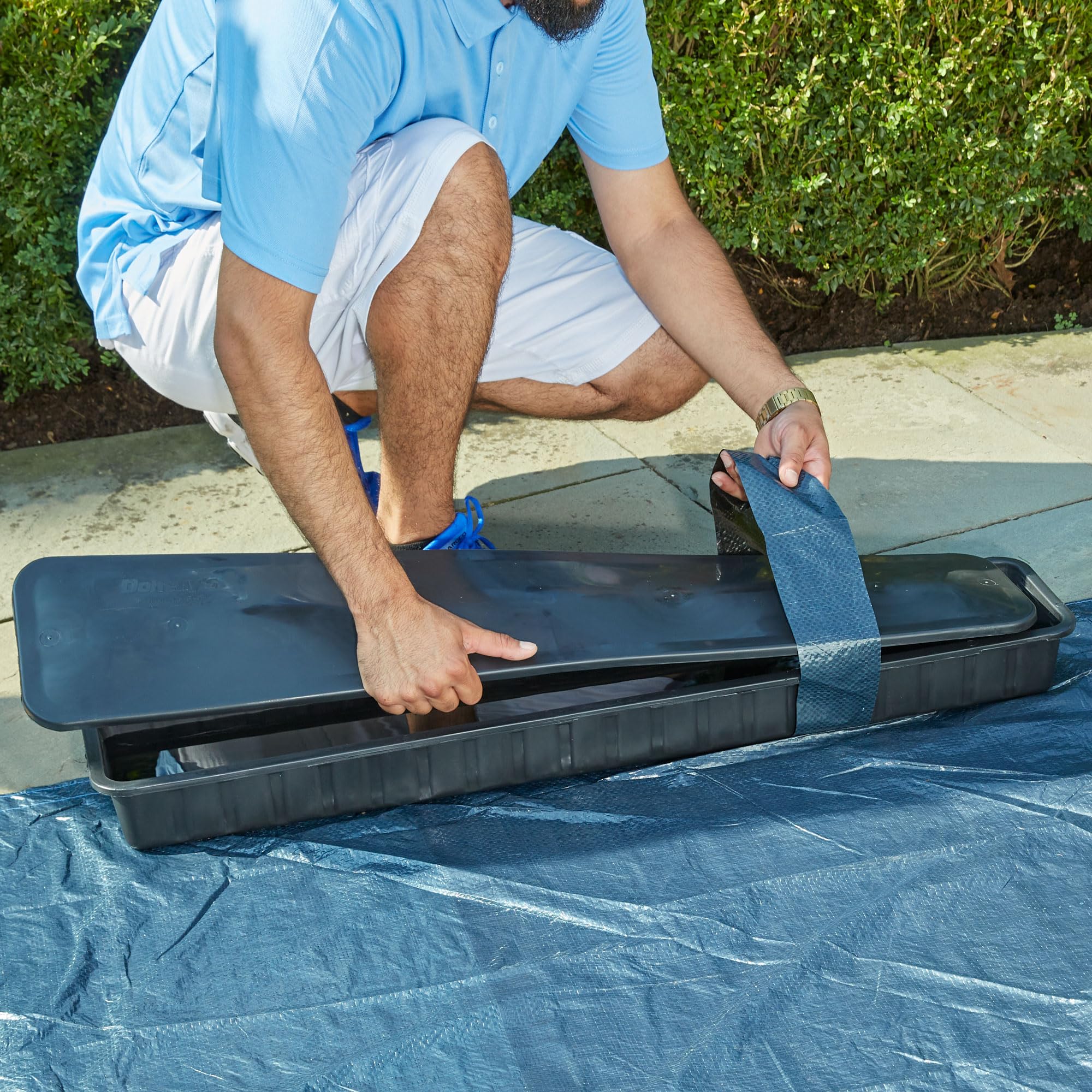 Doheny's Premium Water Blocks for In-Ground Swimming Pool Winter Covers - Durable Alternative to Old Sand Bags | Protect Your Pool from Freezing Damage During Cold Winter Months