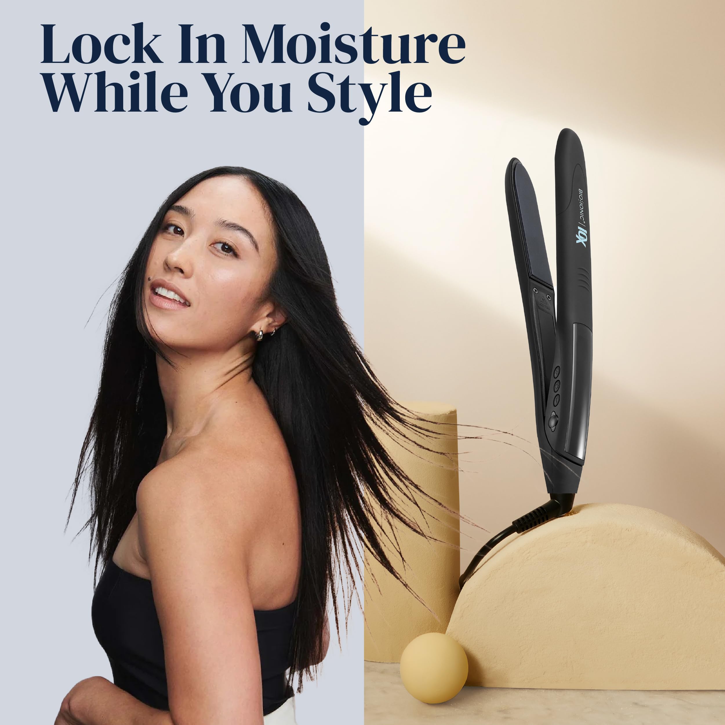 Bio Ionic 10X Professional Hair Straightener & Curler - 1