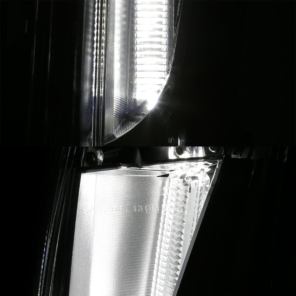 AKKON Chrome Housing Clear Lens Fog Lights Assembly Full Set for 2013-2015 Cadillac XTS - Driver & Passenger Side Replacement | Perfect for Night Driving, Foggy Conditions & Enhanced Vehicle Appearance