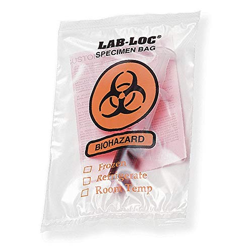 Sterile Specimen Transfer Bags - 6 Inch Width, Pack of 1000 | Medical Sample Transport | Lab, Hospital & Clinical Use